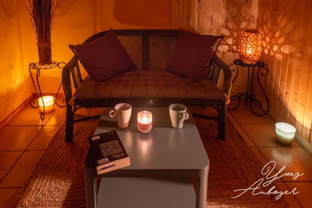 Le Ménil Chalet La Calougeotte, Jardin, Spa Et Sauna Prives מראה חיצוני תמונה