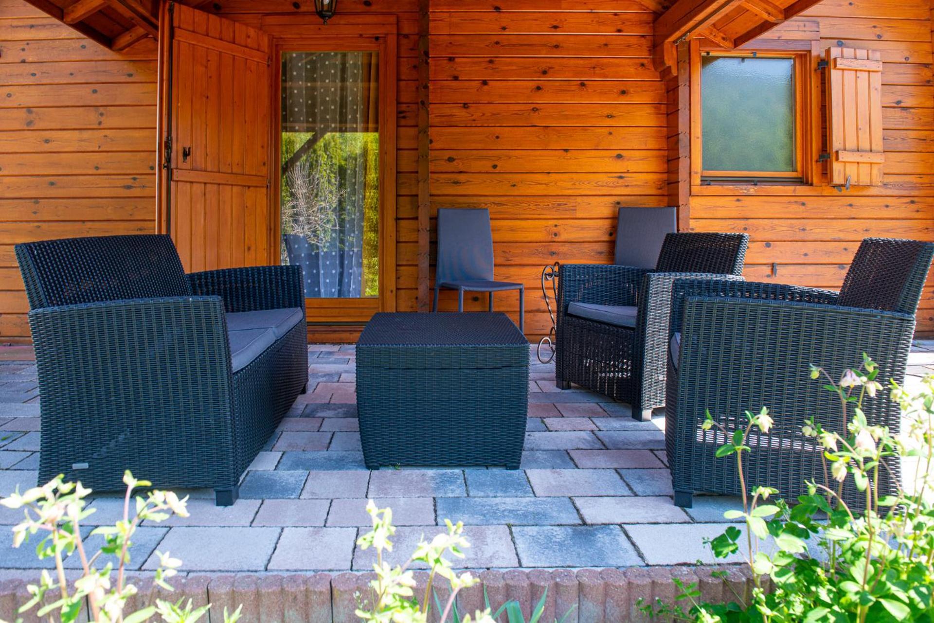 Le Ménil Chalet La Calougeotte, Jardin, Spa Et Sauna Prives מראה חיצוני תמונה